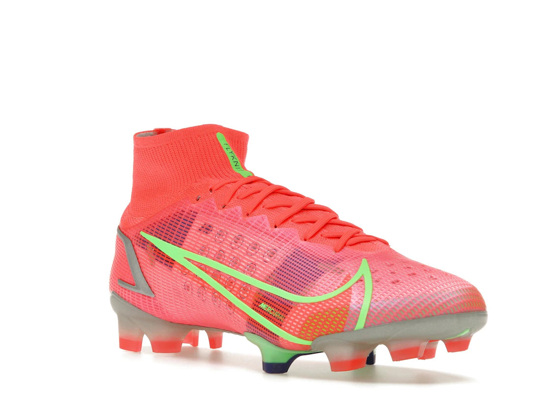 Nike Mercurial Superfly 8 Elite FG Bright Crimson Indigo Burst - vue secondaire A