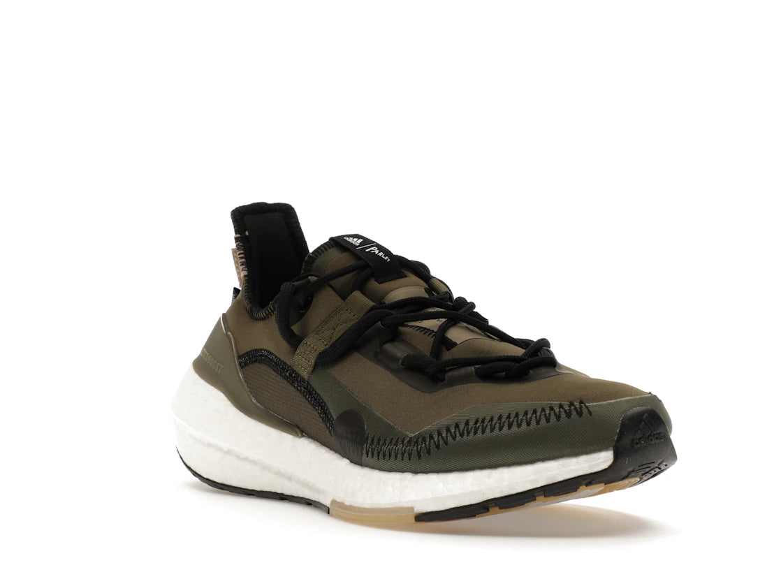 adidas Ultra Boost 21 Parley Focus Olive - vue secondaire A