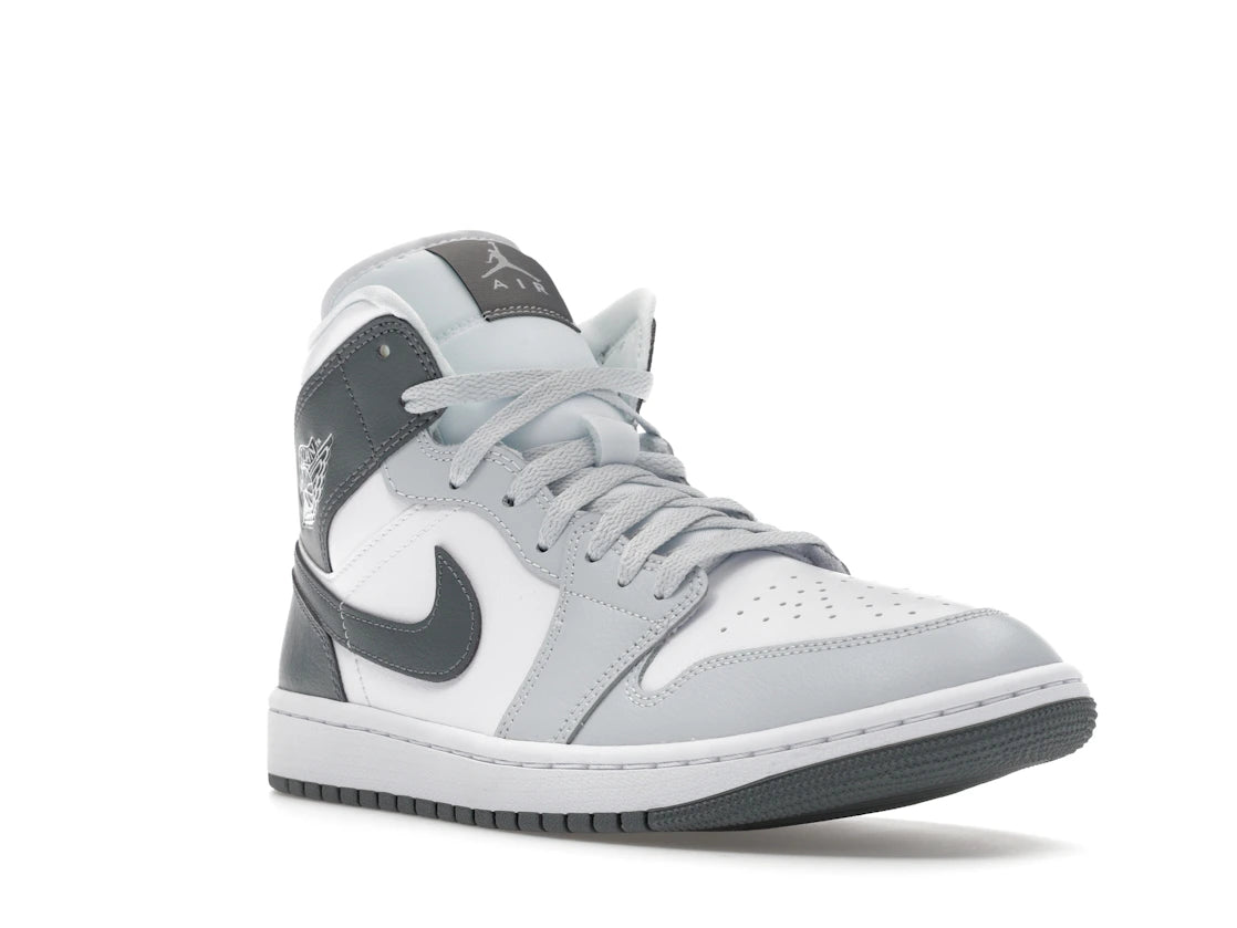 Jordan 1 Mid White Smoke Grey (Women's) - vue secondaire A