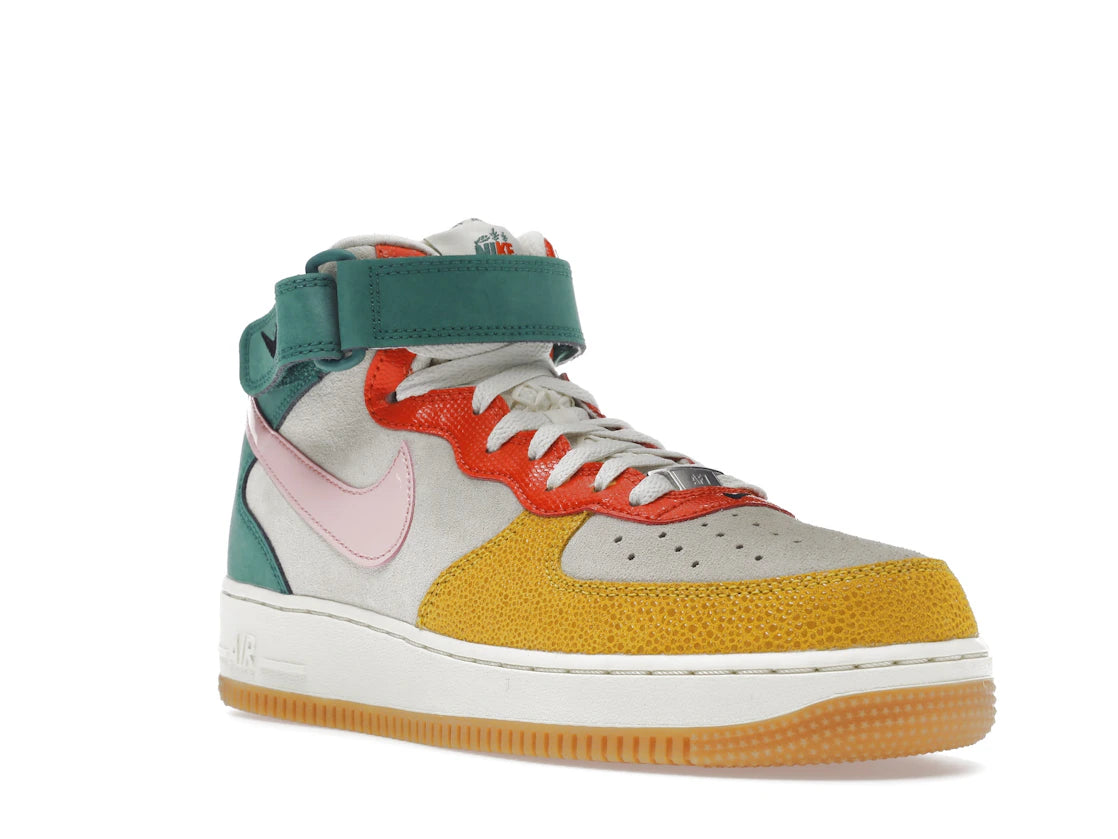 Nike Air Force 1 Mid NH Vivid Sulfur Rush Orange - vue secondaire A