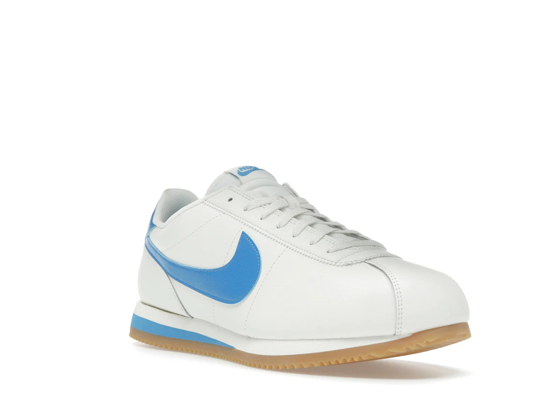 Nike Cortez Leather Sail Gum Yellow Light Photo Blue - vue secondaire A