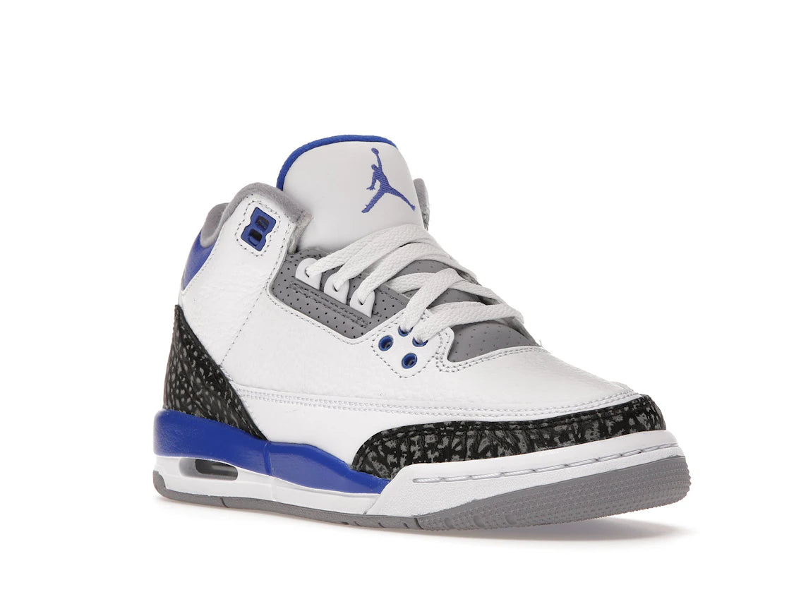 Jordan 3 Retro Racer Blue (GS) - vue secondaire A
