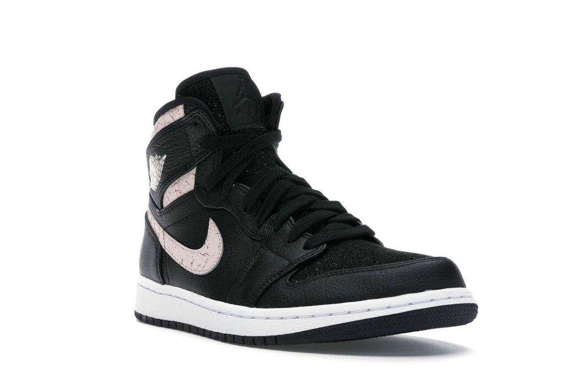 Jordan 1 Retro High Black Silt Red (Women's) - vue secondaire A