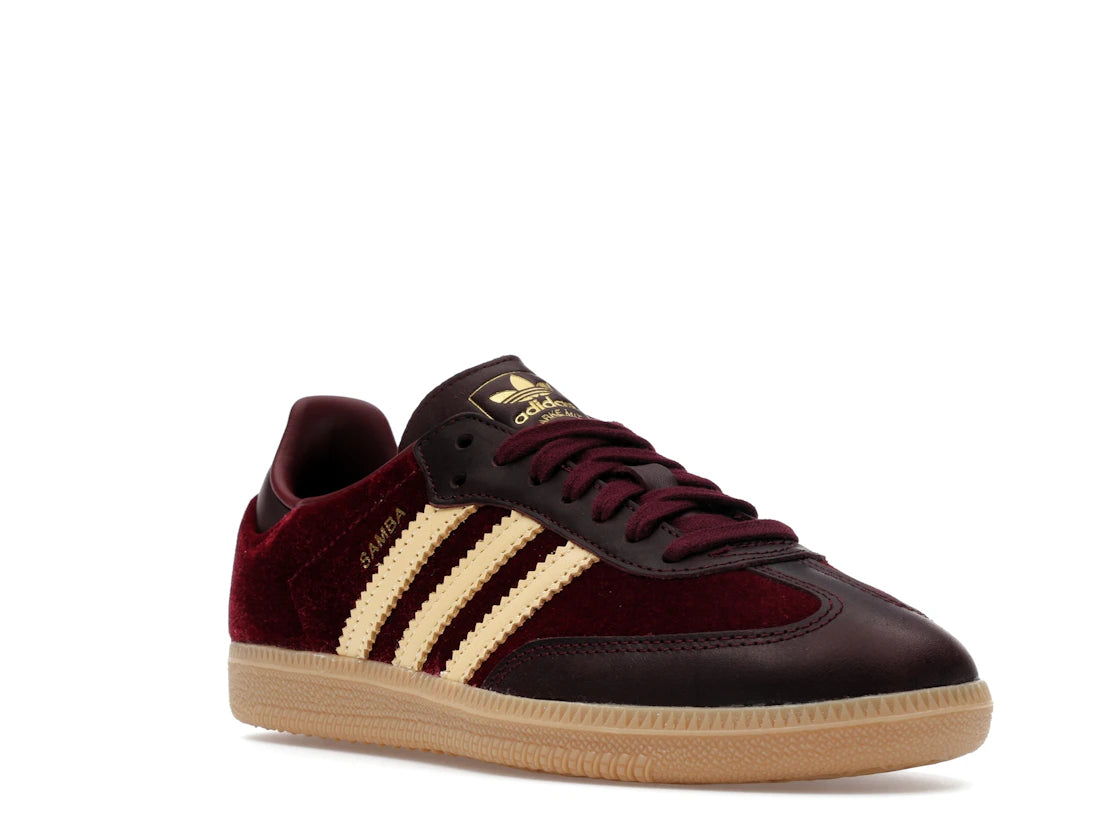 adidas Samba OG Shadow Red Velvet (Women's) - vue secondaire A