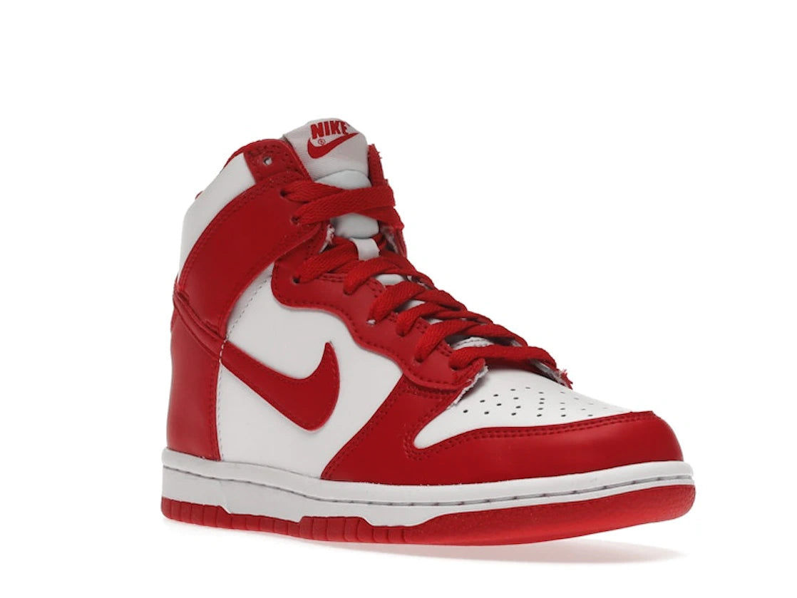 Nike Dunk High Championship White Red (White Tongue Tag) (GS) - vue secondaire A