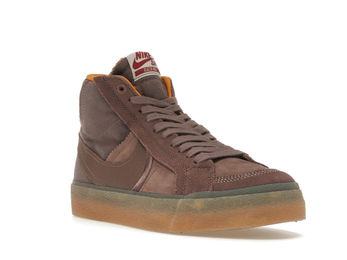 Nike SB Zoom Blazer Mid PRM Plus Plum Eclipse Gum - vue secondaire A
