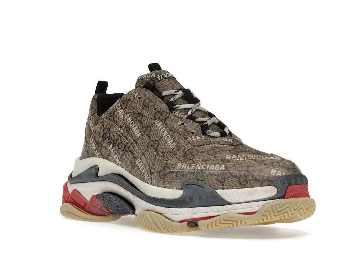 Gucci x Balenciaga The Hacker Project Triple S Beige - vue secondaire A