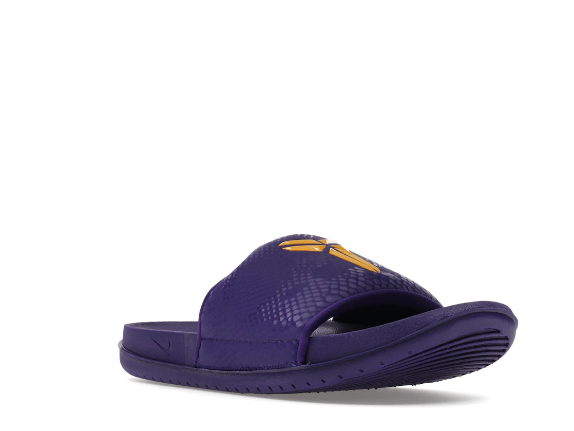 Nike Kobe Offcourt Slide Purple University Gold - vue secondaire A