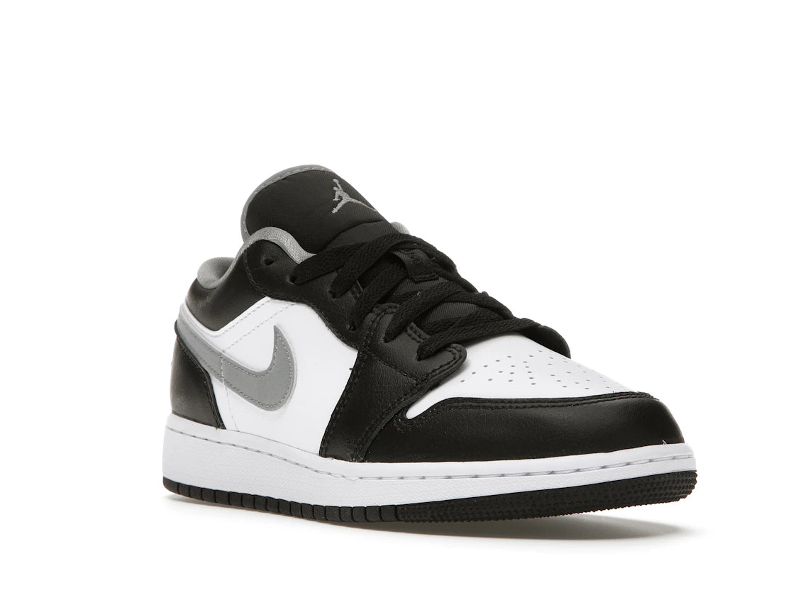 Jordan 1 Low Black White Grey (GS) - vue secondaire A