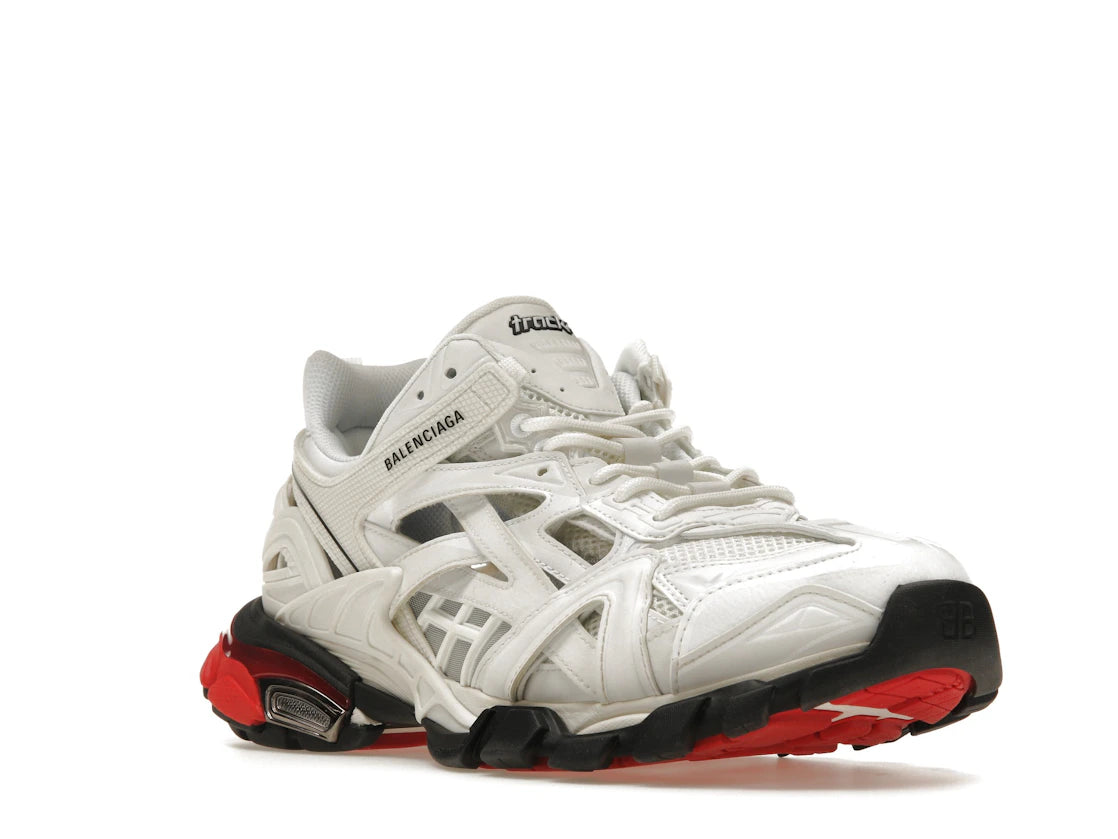 Balenciaga Track.2 White Red - vue secondaire A