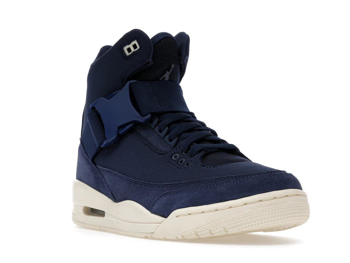 Jordan 3 Retro Explorer XX Midnight Navy Light Cream (Women's) - vue secondaire A
