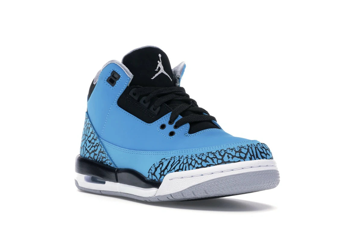 Jordan 3 Retro Powder Blue (GS) - vue secondaire A