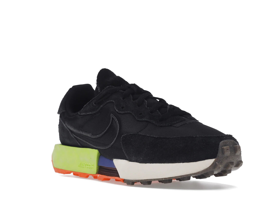 Nike Fontanka Waffle Black Volt (Women's) - vue secondaire A