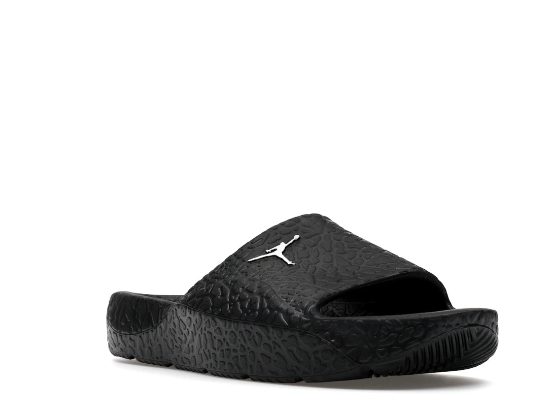 Jordan Franchise Shower Slides Black White - vue secondaire A
