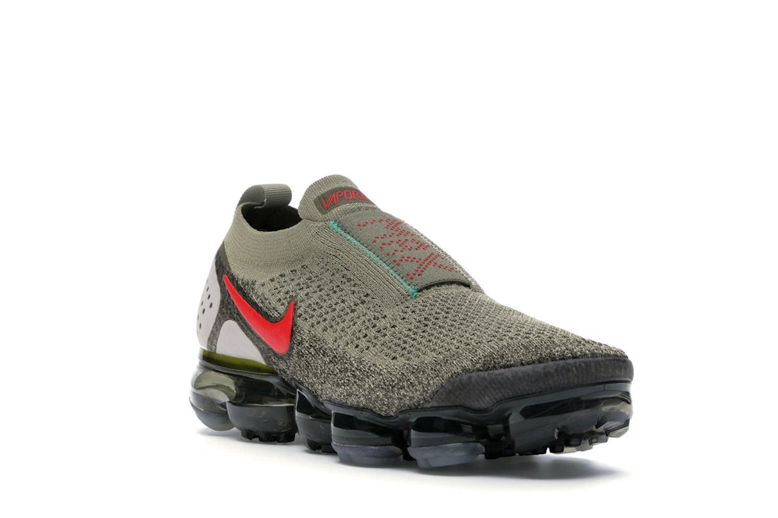 Nike Air VaporMax Moc 2 Neutral Olive Habanero Red - vue secondaire A