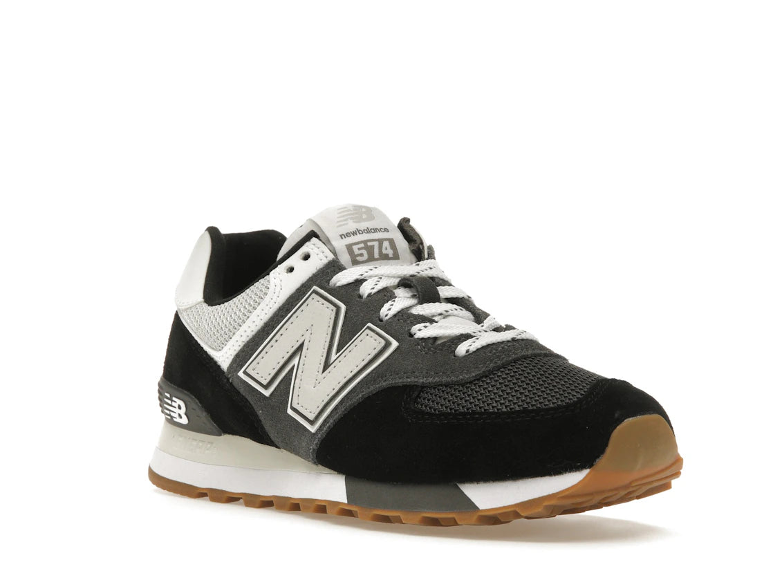 New Balance 574 Grey Black White (Women's) - vue secondaire A