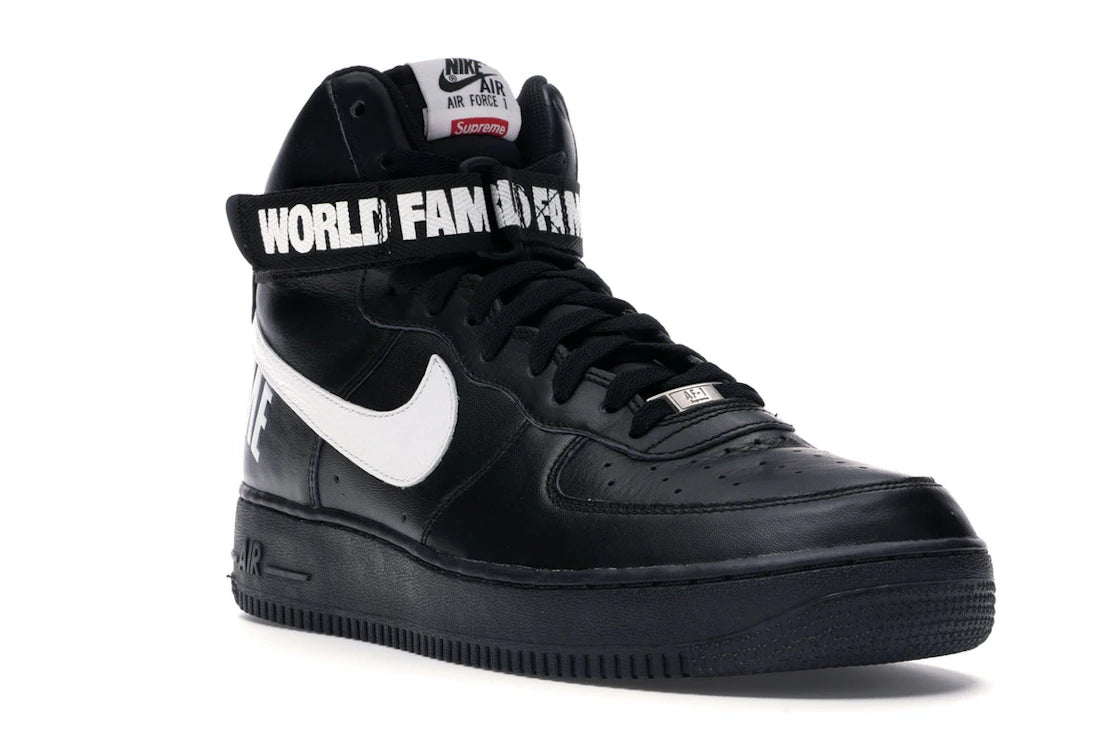 Nike Air Force 1 High Supreme World Famous Black - vue secondaire A