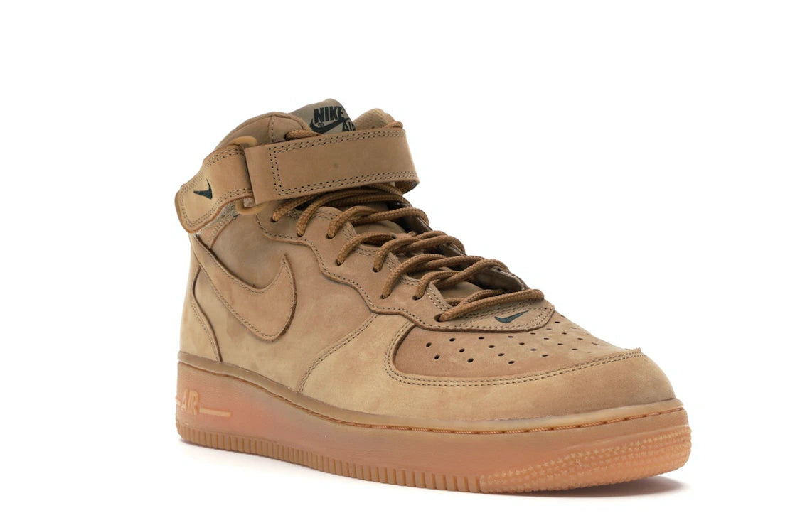 Nike Air Force 1 Mid Flax Outdoor Green - vue secondaire A
