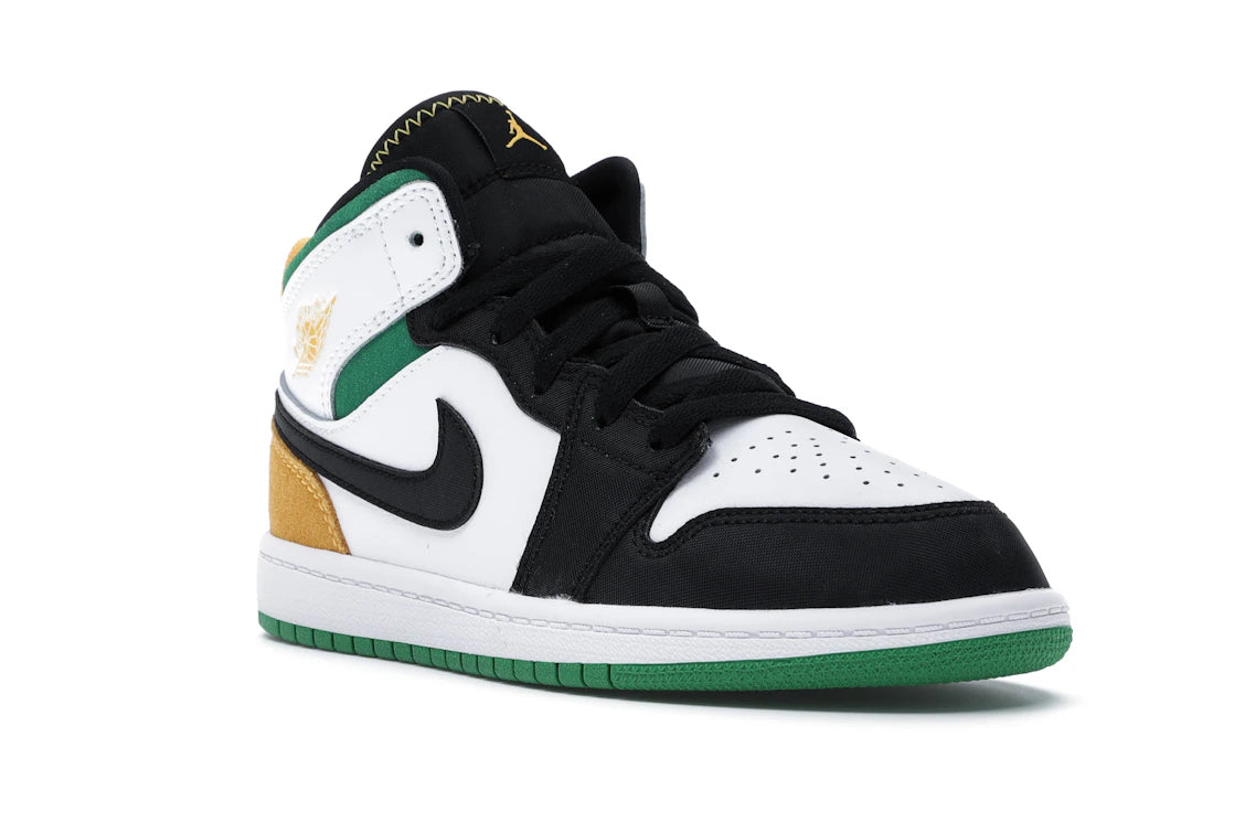 Jordan 1 Mid SE White Laser Orange Lucky Green (PS) - vue secondaire A
