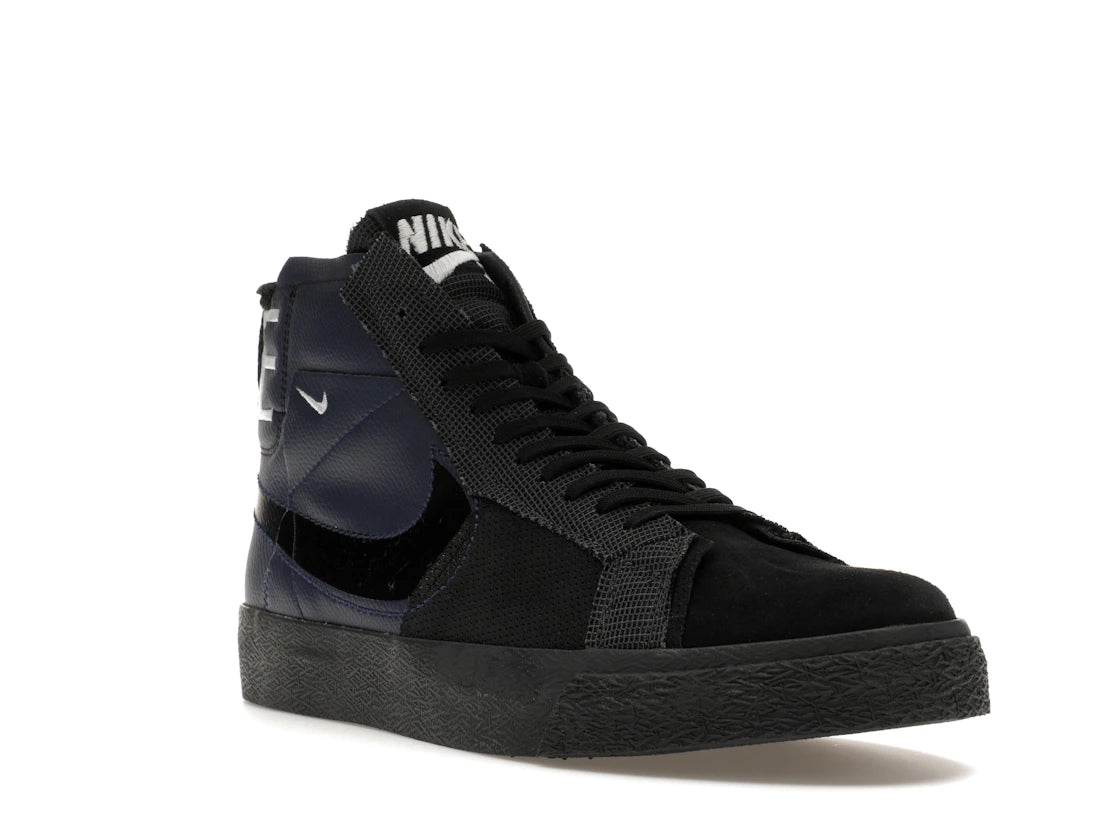 Nike SB Zoom Blazer Mid Premium Deconstructed Midnight Navy - vue secondaire A