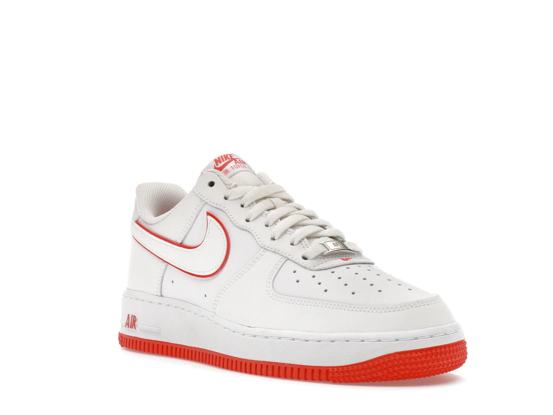 Nike Air Force 1 Low '07 White Picante Red - vue secondaire A