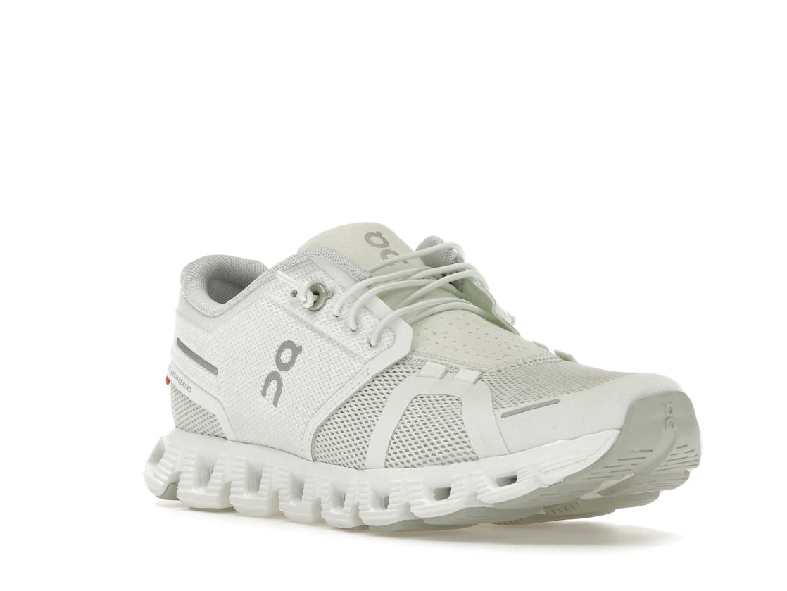 On Running Cloud 5 Ice White (Women's) - vue secondaire A