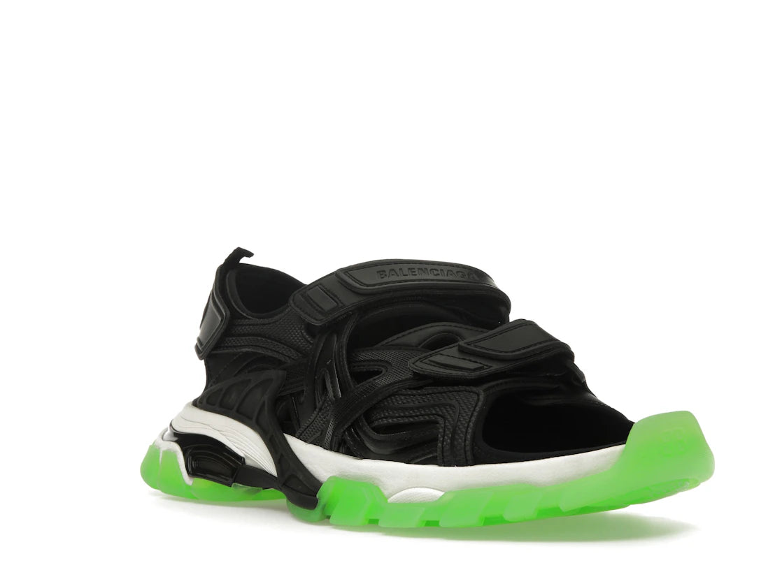 Balenciaga Track Sandal Black White Green - vue secondaire A
