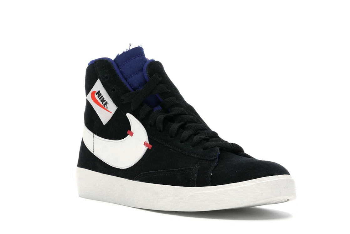 Nike Blazer Mid Rebel Deep Royal Black (Women's) - vue secondaire A