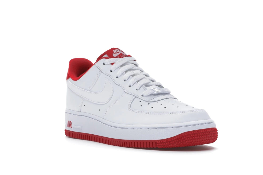 Nike Air Force 1 Low White University Red - vue secondaire A