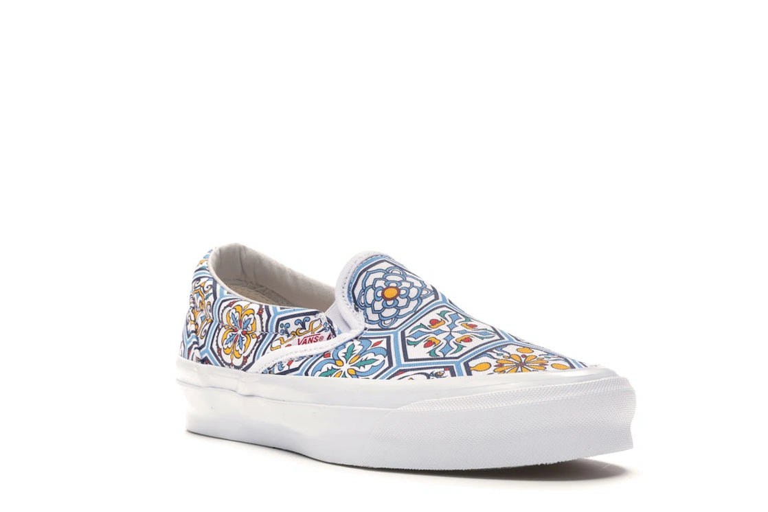 Vans Slip-On Kith Moroccan Tile Blue - vue secondaire A