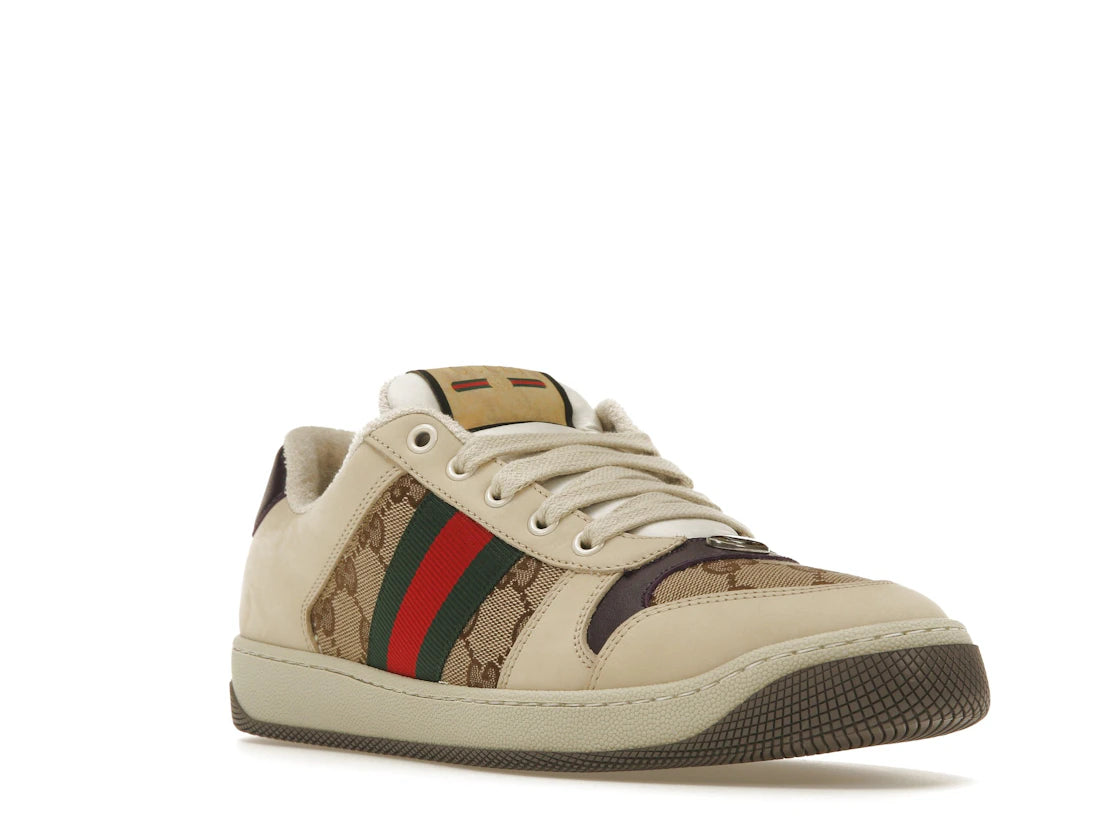 Gucci Screener Beige Ebony GG Canvas - vue secondaire A