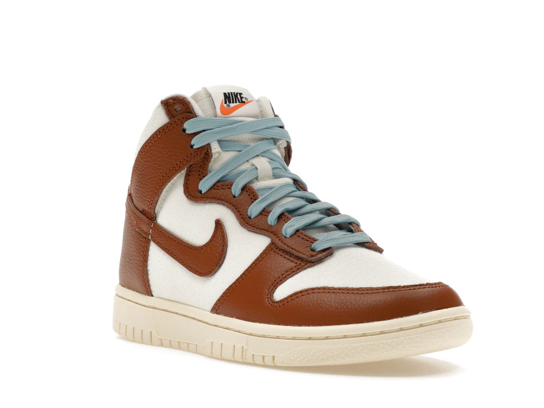 Nike Dunk High PRM Vintage Pecan Sail - vue secondaire A