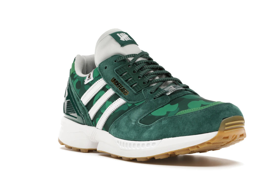 adidas ZX 8000 Bape Undefeated Green - vue secondaire A