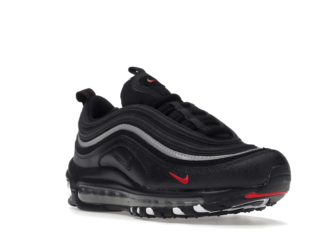 Nike Air Max 97 Black Silver Red (GS) - vue secondaire A