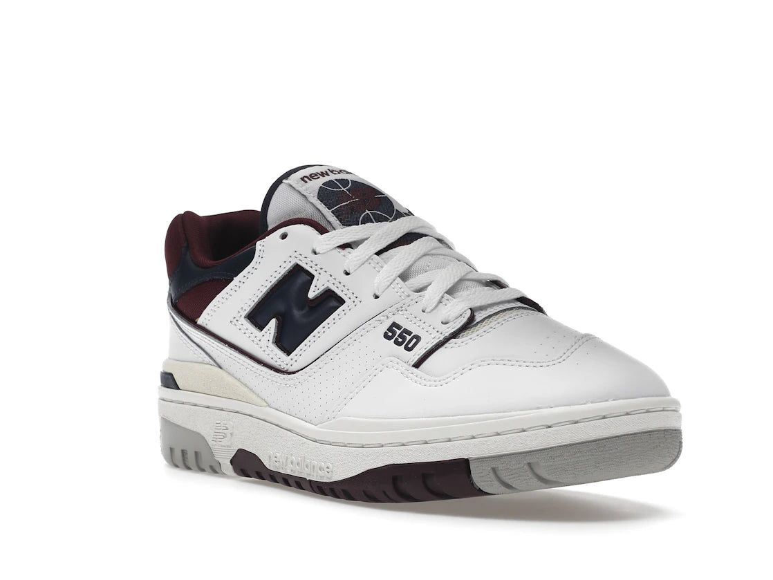 New Balance 550 White Navy NB Burgundy - vue secondaire A