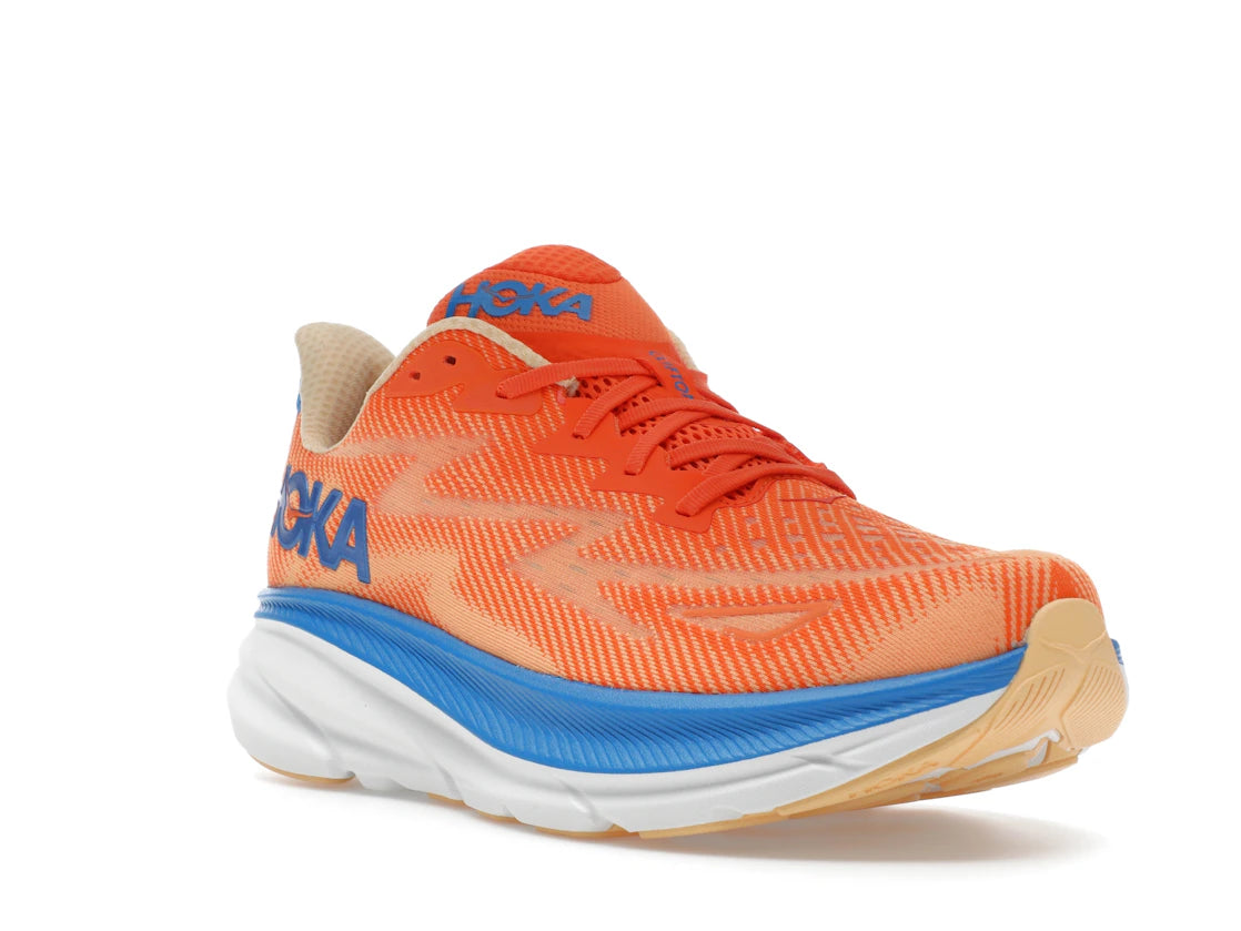 Hoka One One Clifton 9 Vibrant Orange - vue secondaire A