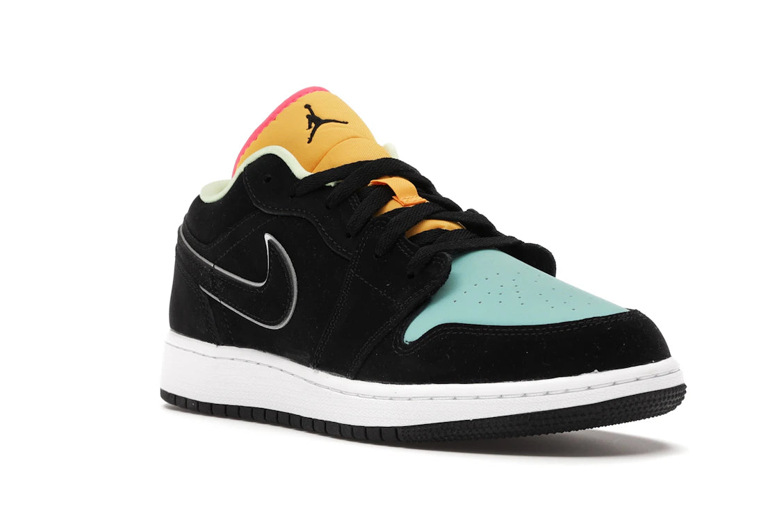 Jordan 1 Low Aurora Green (GS) - vue secondaire A