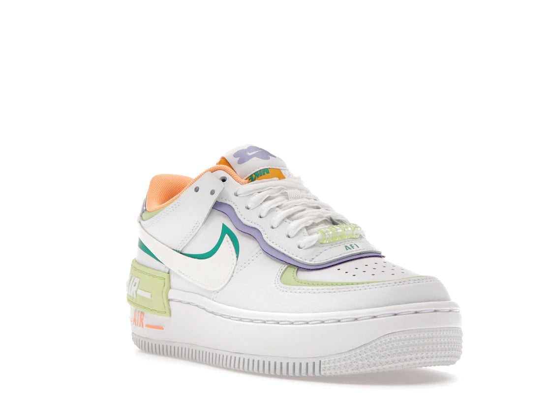 Nike Air Force 1 Low Shadow White Peach Cream Lime (Women's) - vue secondaire A