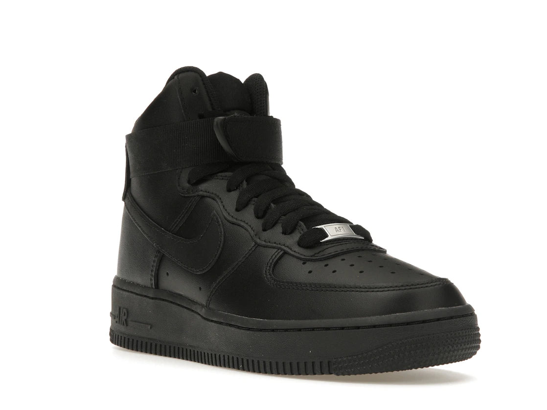Nike Air Force 1 High Triple Black (Women's) - vue secondaire A