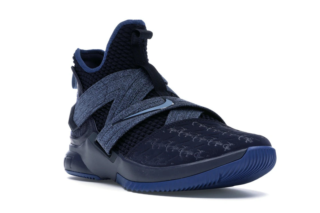 Nike LeBron Zoom Soldier 12 Blackened Blue - vue secondaire A
