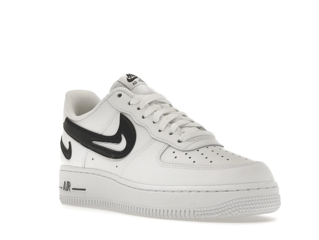 Nike Air Force 1 Low '07 FM Cut Out Swoosh White Black - vue secondaire A