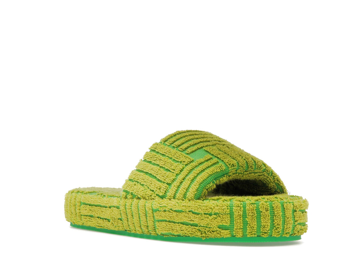 Bottega Veneta Resort Geometric Sandal Parakeet Kiwi - vue secondaire A