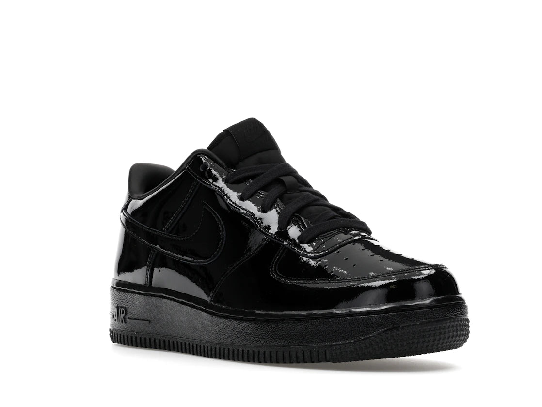 Nike Air Force 1 Low Black Patent (GS) - vue secondaire A