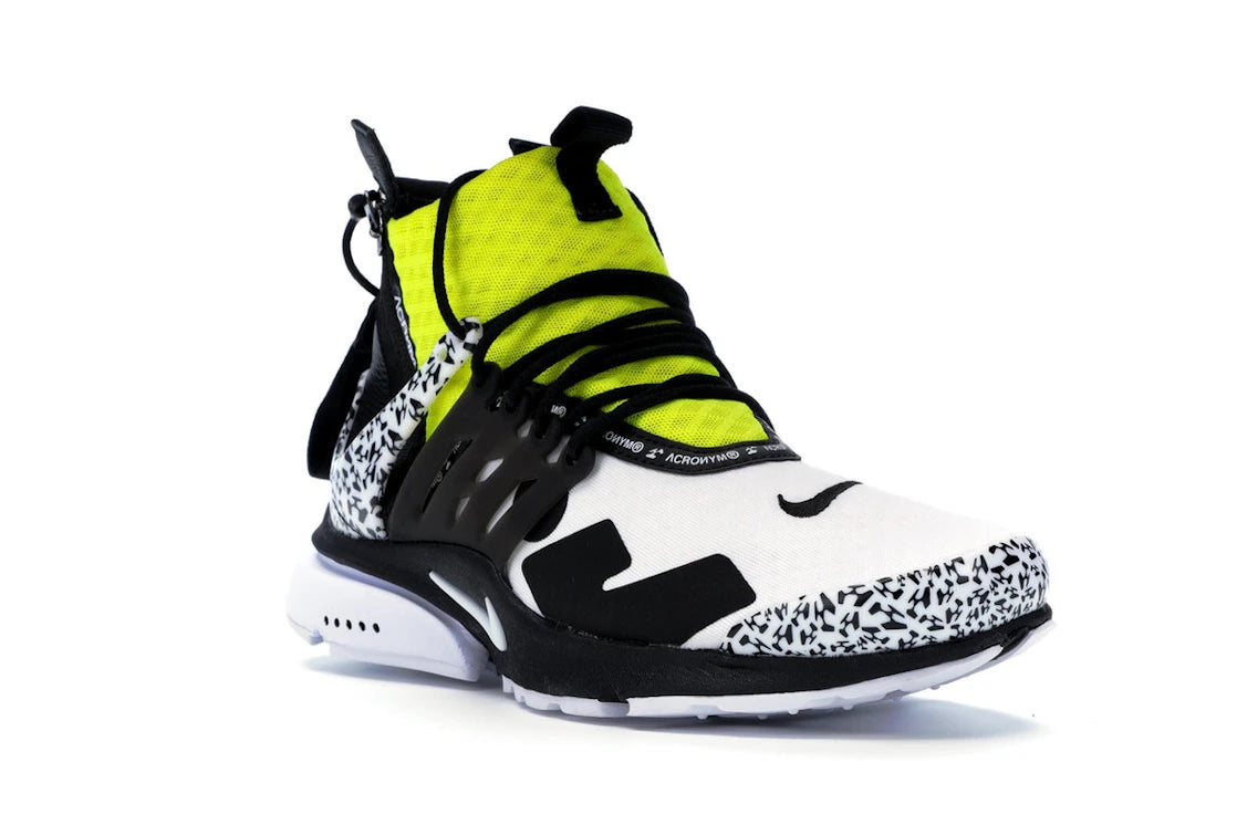 Nike Air Presto Mid Acronym Dynamic Yellow - vue secondaire A