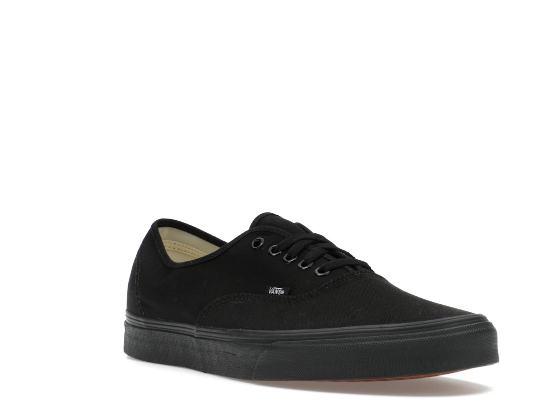 Vans Authentic Black Canvas - vue secondaire A