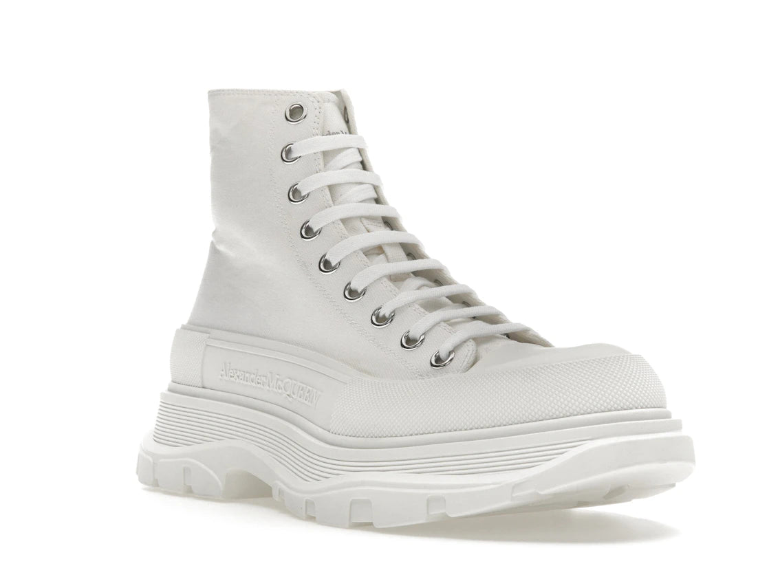 Alexander McQueen Tread Slick Boot White White - vue secondaire A