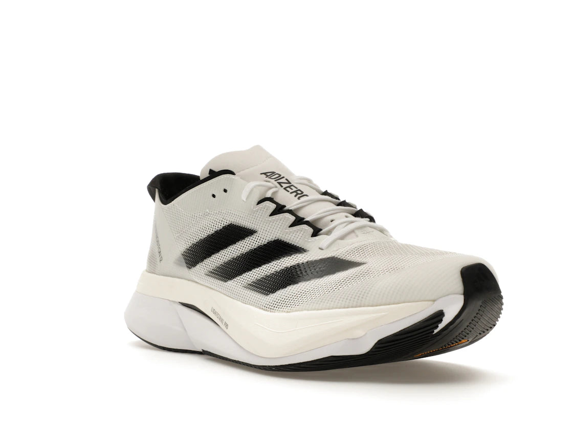 adidas Adizero Boston 12 Cloud White Core Black Night Metallic - vue secondaire A
