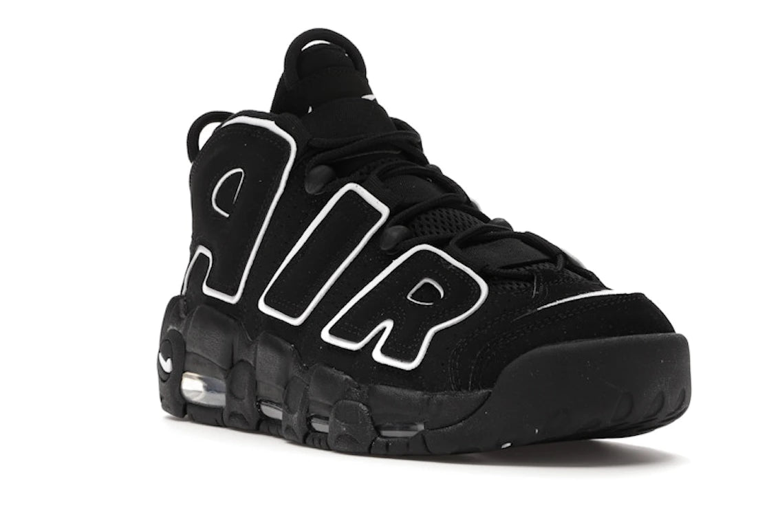 Nike Air More Uptempo Black White - vue secondaire A