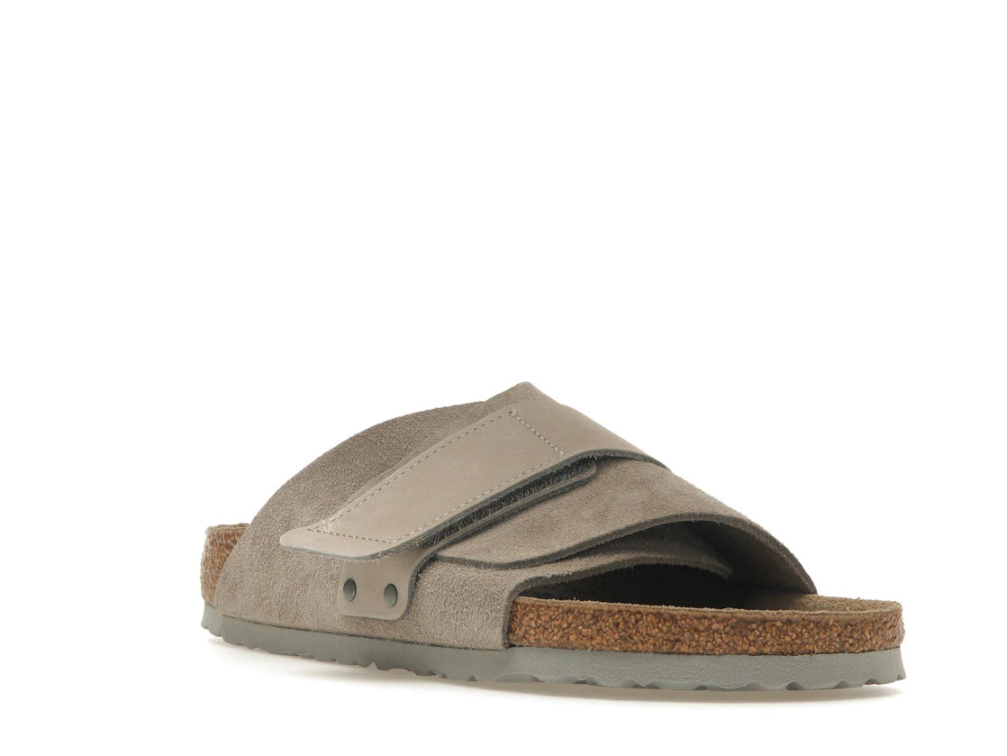 Birkenstock Kyoto Nubuck Suede Stone Coin - vue secondaire A
