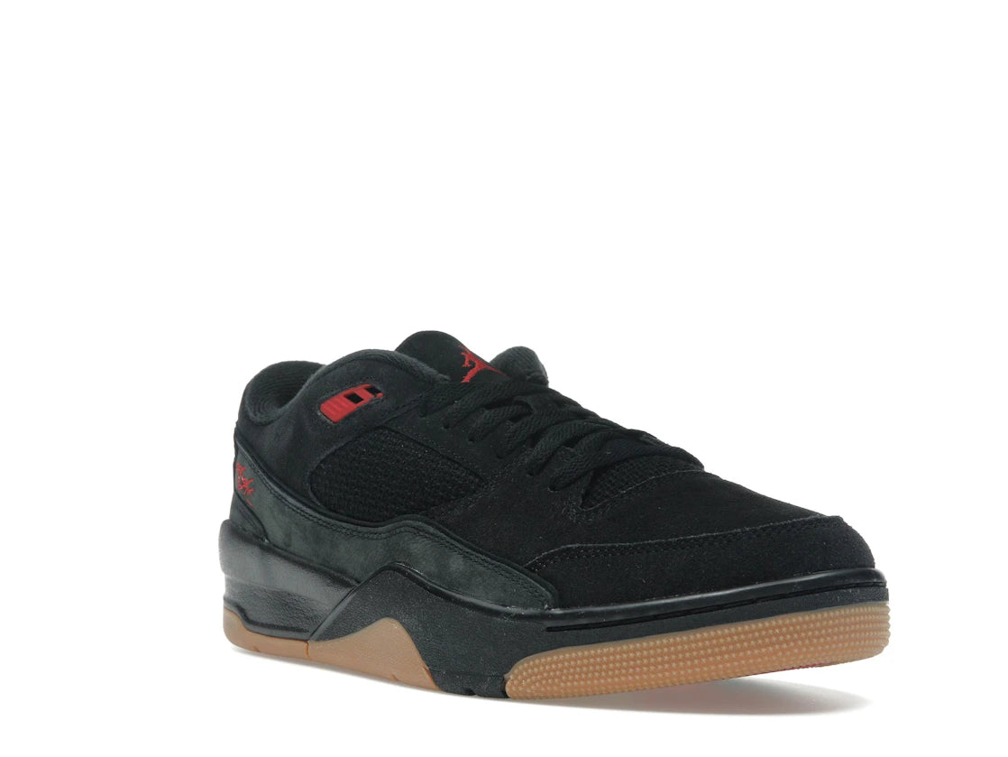Jordan Flight Court Black Red - vue secondaire A